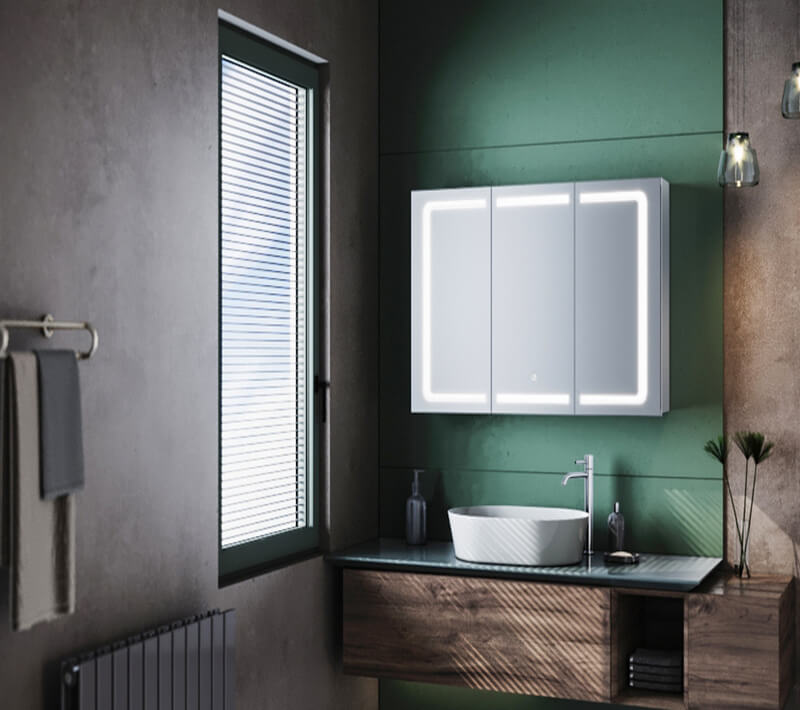 Spiegelschrank mit Beleuchtung LED