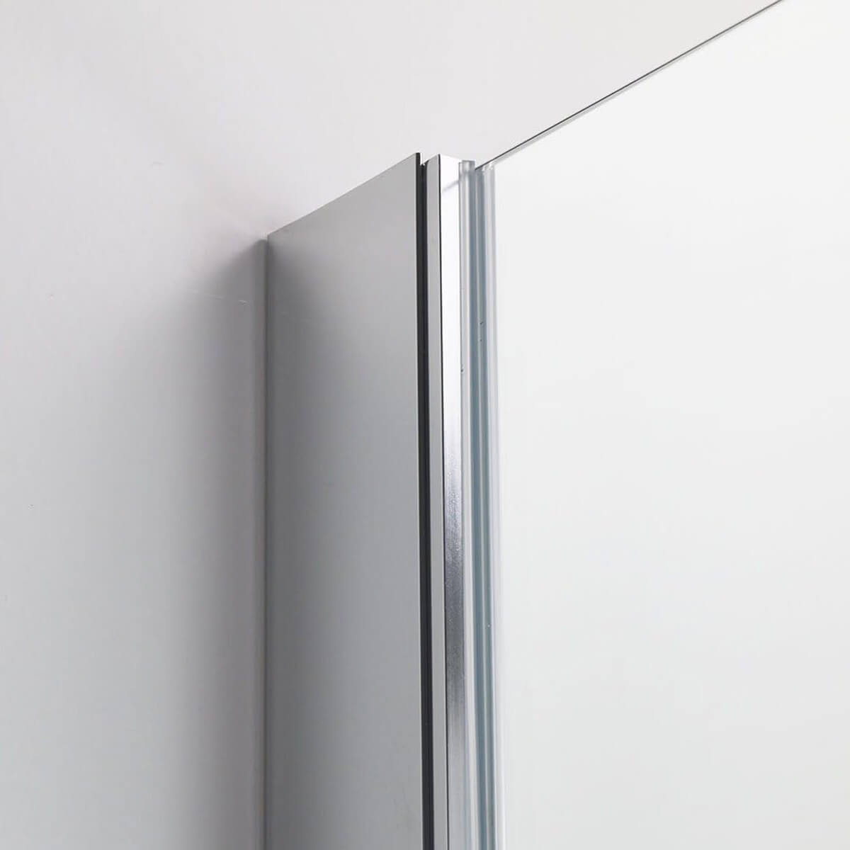 SONNI Duschwand 700X1850cm /800/900x1950cm Seitenwand Glaswand Duschabtrennung für Duschkabine