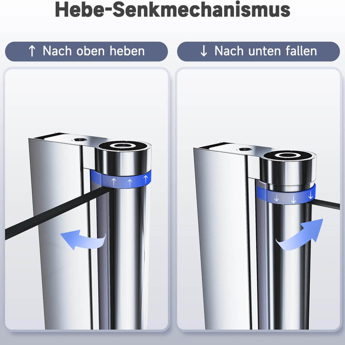 SONNI Dusche Nischentür Duschtür ESG Glastür mit Nano Beschichtung 70-90cm Höhe 185/195cm