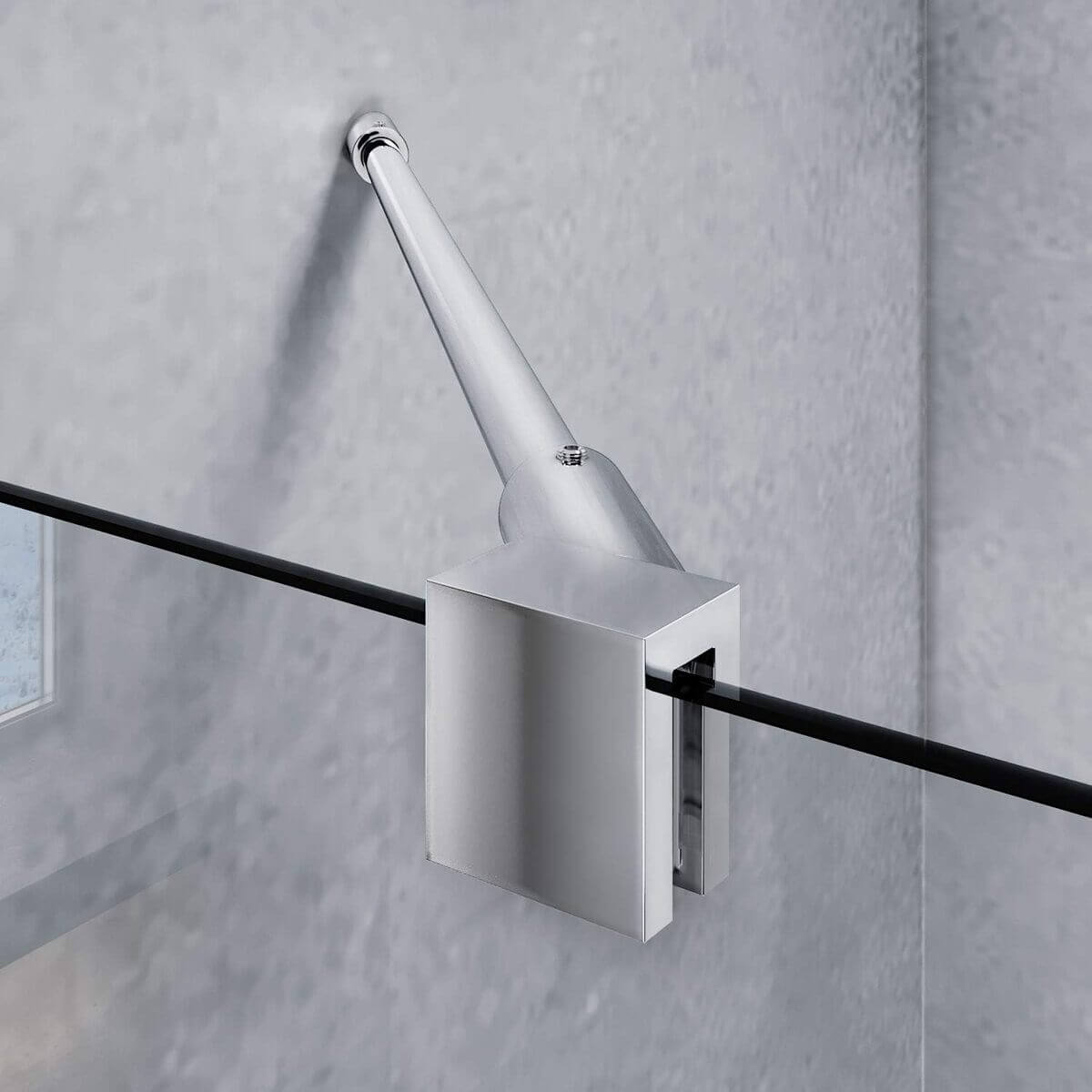SONNI Badewannenaufsatz 2teilig Duschwand mit Seitenteil für Badewanne Duschkabine New