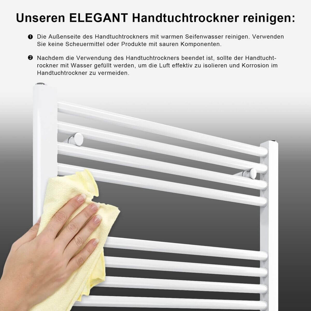 SONNI Badheizkörper Heizkörper Handtuchtrockner Handtuchwärmer 1600*600mm Weiß ohne/mit Mutiblock