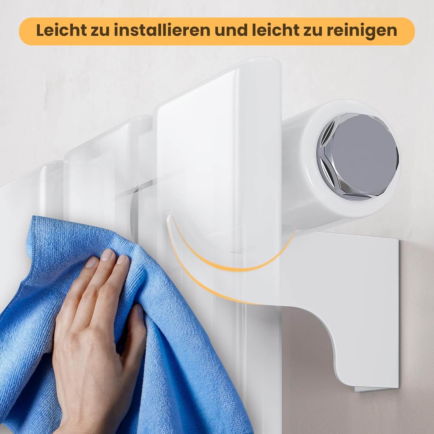 SONNI Badheizkörper Elektrischer Paneelheizkörper Weiß Mit Programmierbare Thermostate für Handtuchwärmer Handtuchheizkörper Elektrisch mit Timerfunktion und Temperaturregler