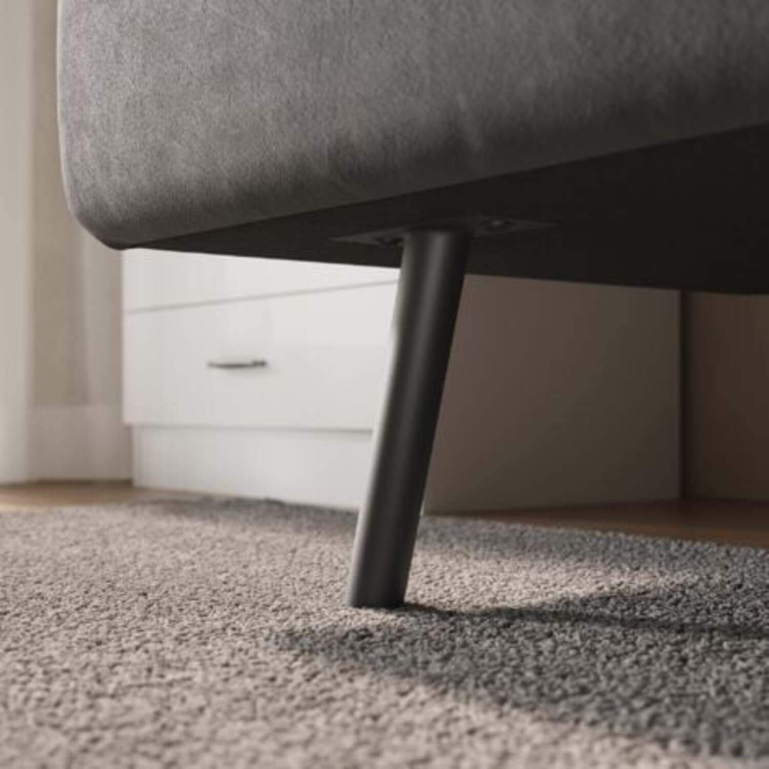 SONNI Schlafsofa 3-in-1, Klappbares Sofabett mit Verstellbarer Rückenlehne(100° 135° 180°), 2 Kissen, Schlaffunktion, Baby-Samt, Für Wohnzimmer, Gästezimmer & kleine Räume, Dunkelgrau, 180x89x78cm