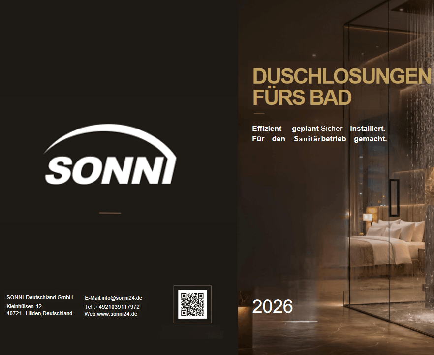 SONNI 10 Jahresjubiläum: Duschlösungen für Ihr Badprojekt – Vom Einsteiger bis zum Profi