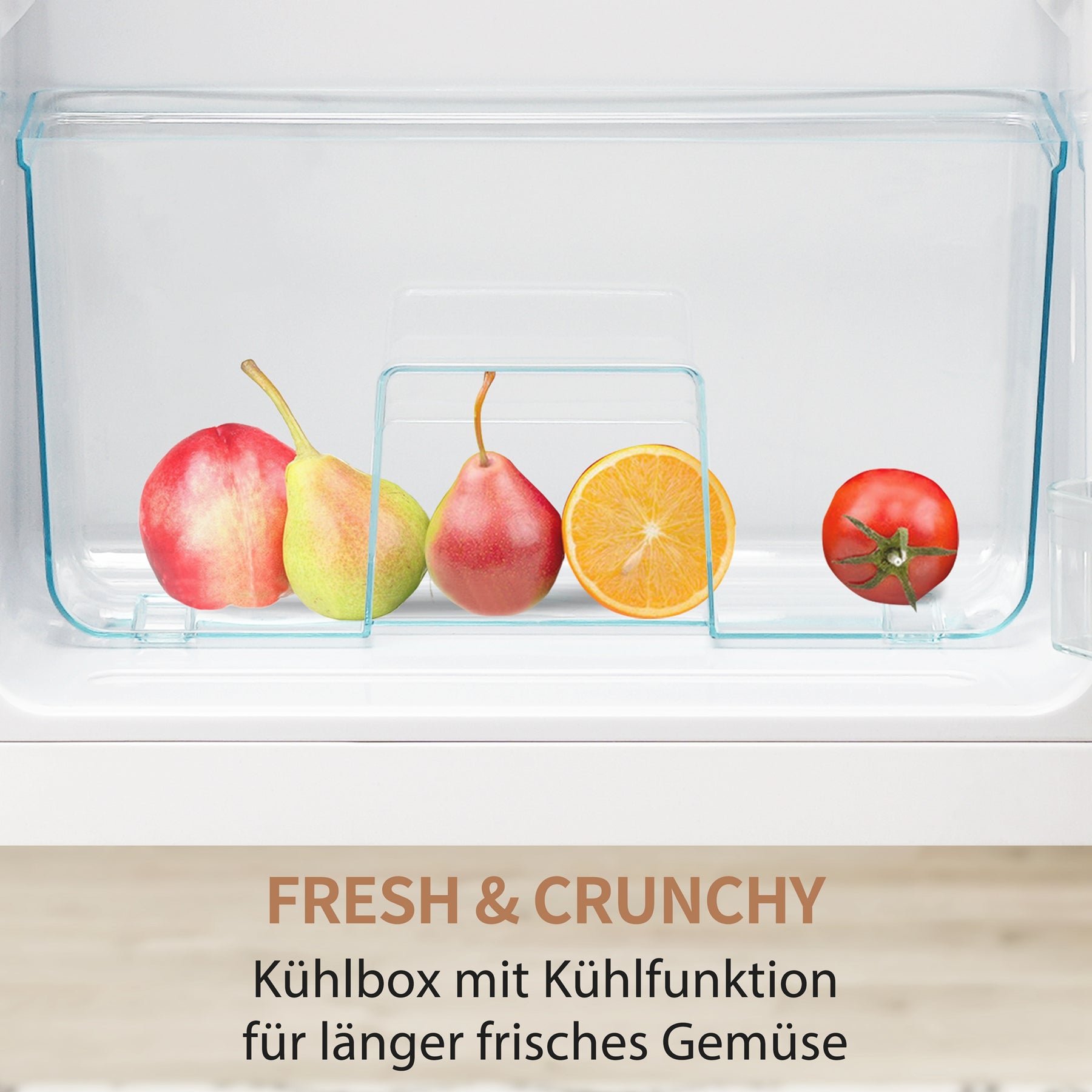 SONNI Retro Kühlschrank Kühl Gefrier Kombination mit 2 Türen, 92 Liter Gesamtvolumen 28 Liter Gefriervolumen LED Licht Glasregale Türregale 105.5 x 41 cm