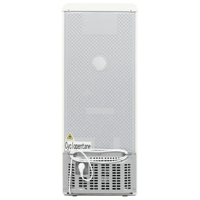 SONNI Retro Kühlschrank Kühl Gefrier Kombination mit 2 Türen, 92 Liter Gesamtvolumen 28 Liter Gefriervolumen LED Licht Glasregale Türregale 105.5 x 41 cm