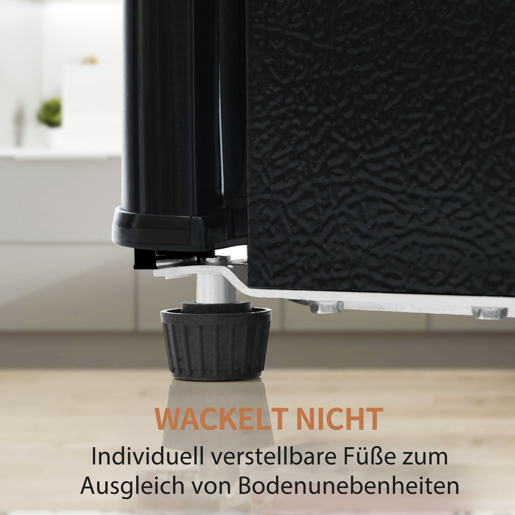 SONNI Retro Kühlschrank Kühl Gefrier Kombination mit 2 Türen, 92 Liter Gesamtvolumen 28 Liter Gefriervolumen LED Licht Glasregale Türregale 105.5 x 41 cm