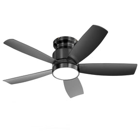 SONNI Deckenventilator 106 cm mit LED Beleuchtung und Fernbedienung, reversibler DC Motor 5 ABS Flügel 18 W LED Licht