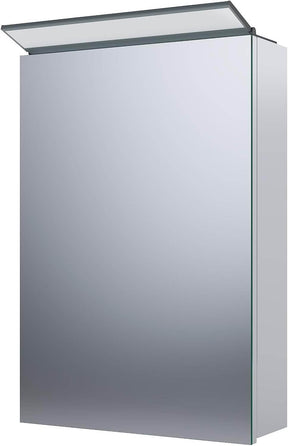 SONNI Spiegelschrank Bad mit Beleuchtung, Edelstahl Medizinschrank IP44 Wasserciht, Spiegelleuchte mit Kaltweißem Licht und Wandschalter für Badezimmer 36 x 52 cm - Sonni Sanitär GmbH