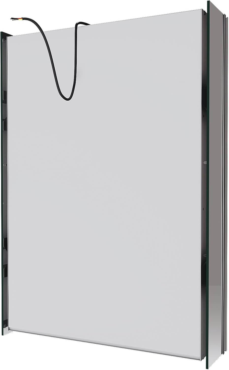 SONNI LED Spiegelschrank Bad mit 3-fache Vergrößerungsspiegel und Steckdose 70 x 50 cm, Aluminum Spiegelschrank mit Touch-Schalter, 3 Lichtfarben + Defogging, IP44 wasserciht - Sonni Sanitär GmbH