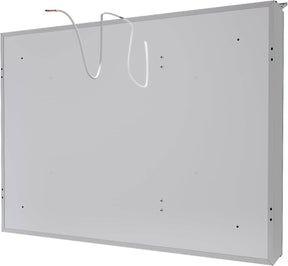 SONNI Spiegelschrank Bad mit Beleuchtung 80 x 60 cm, Edelstahl Medizinschrank IP44 Wasserciht, Spiegelleuchte mit Kaltweißem Licht und Wandschalter für Badezimmer - Sonni Sanitär GmbH