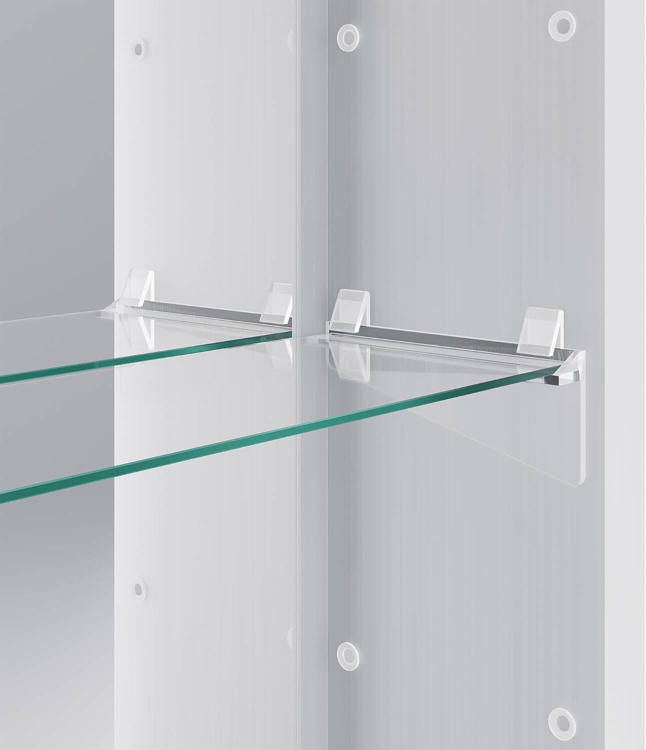 SONNI LED Spiegelschrank Bad mit 3-fache Vergrößerungsspiegel und Steckdose 70 x 50 cm, Aluminum Spiegelschrank mit Touch-Schalter, 3 Lichtfarben + Defogging, IP44 wasserciht - Sonni Sanitär GmbH