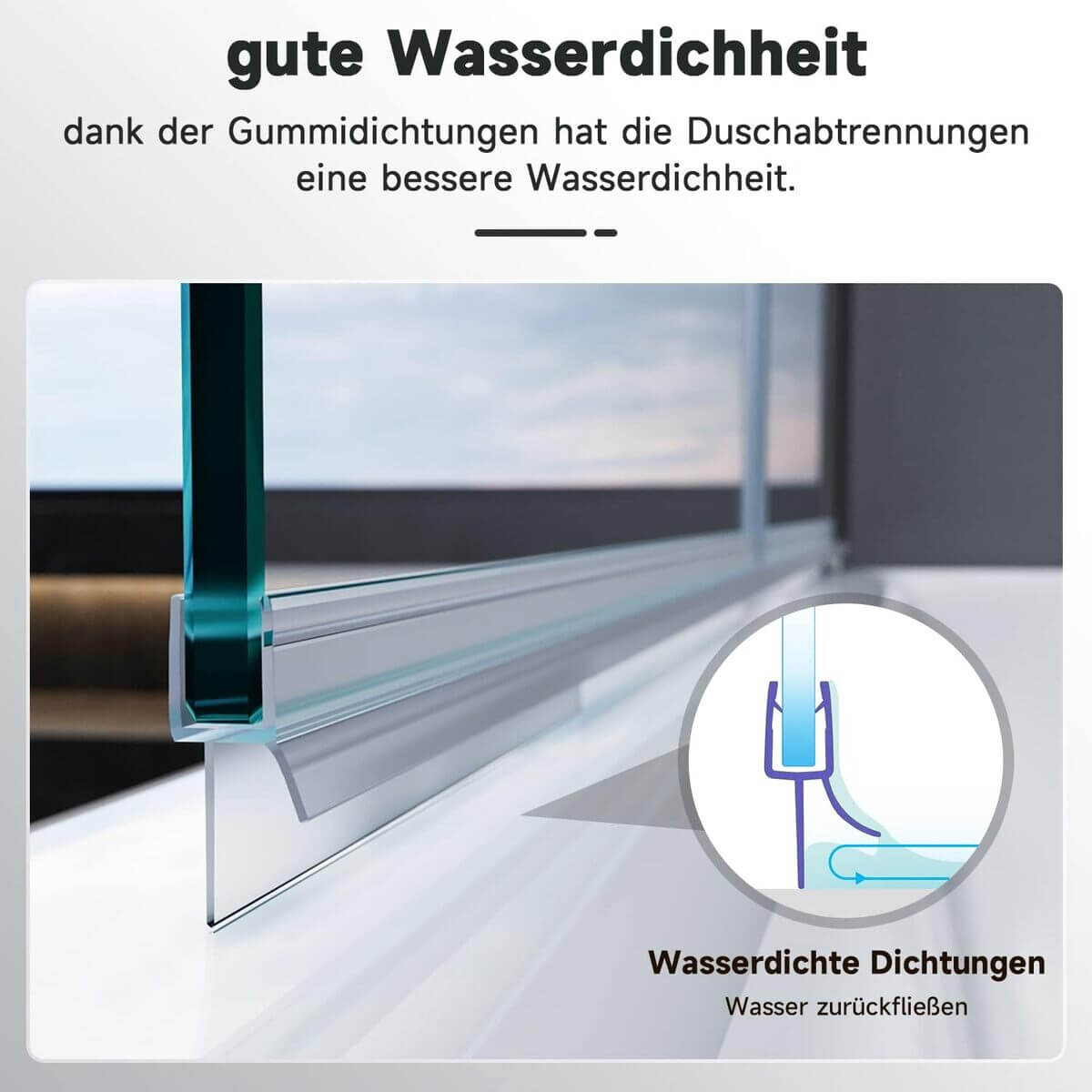 SONNI Duschwand für badewanne 100x130cm Duschwand Glas 6mm Nano Glas 2-Teilig Duschwand Badewanne Faltbar Badewannenaufsatz Duschabtrennung