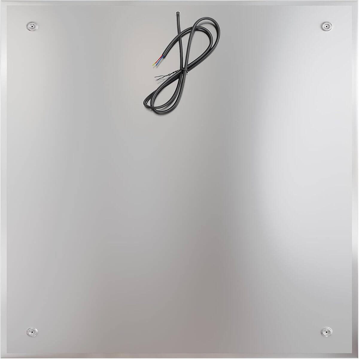 SONNI Spiegelschrank Bad mit Beleuchtung 70 x 60 cm IP44 Wasserciht Edelstahl LED doppeltürig Badezimmerschrank, mit Steckdose und Kippschalter für Badezimmer - Sonni Sanitär GmbH