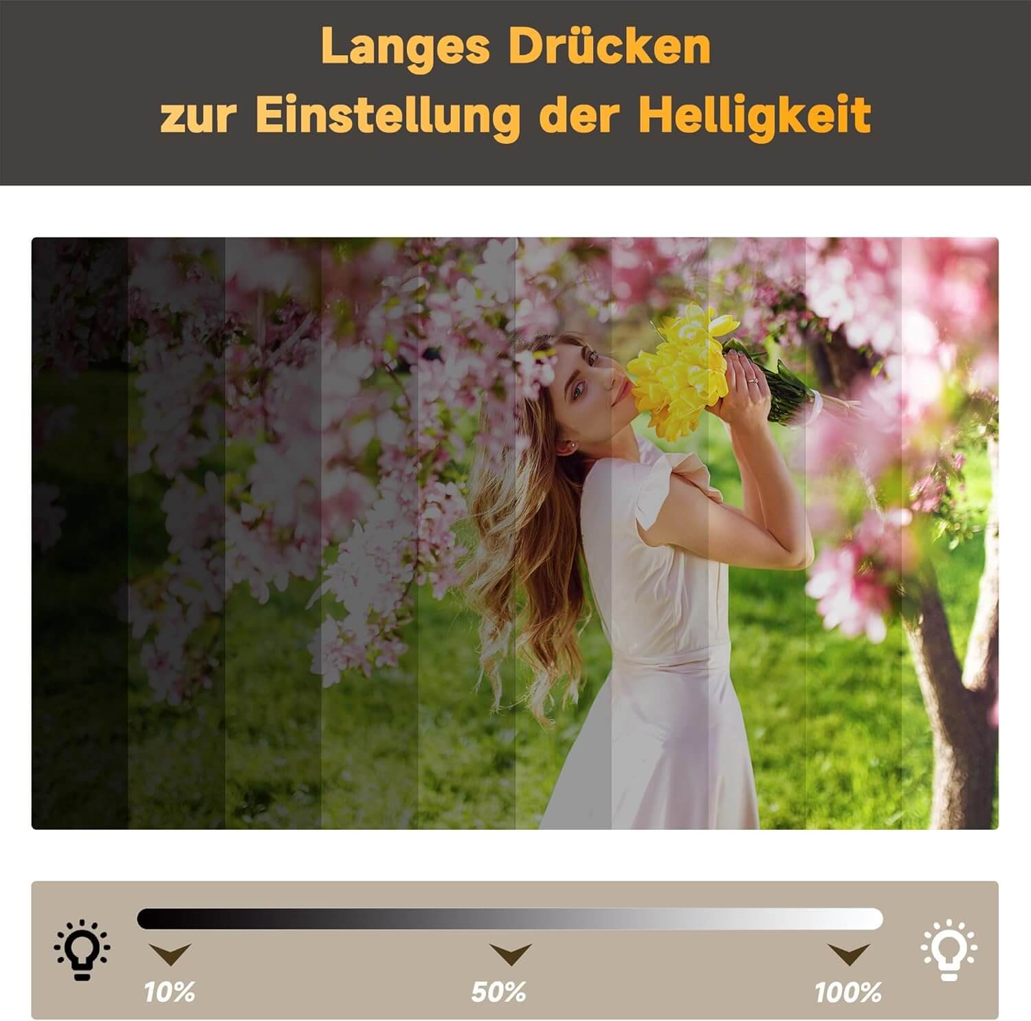 SONNI Badspiegel mit Beleuchtung & Ablage, Touch Badezimmerspiegel 3 Lichtfarben, Anti-Beschlag & Gedächtnisfunktion