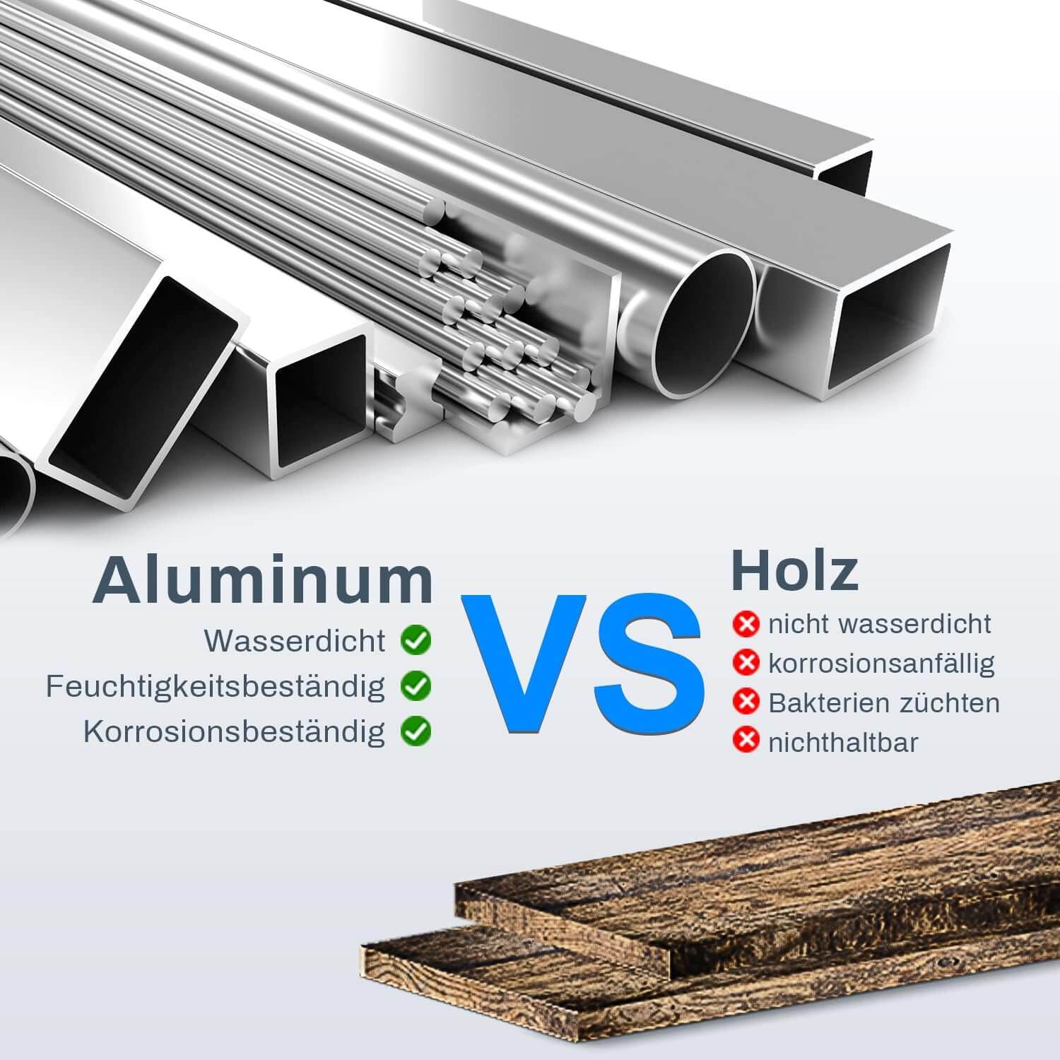 SONNI LED Spiegelschrank Bad mit Bluetooth 80x60 cm, 3 Türen Spiegelschrank mit Anti-Beschlag, Steckdose, 3 Lichtfarben, Dimmbar, Aluminum, IP44 Wasserciht - Sonni Sanitär GmbH