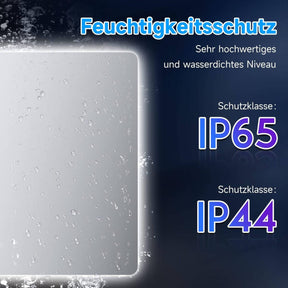 SONNI Badspiegel mit Beleuchtung 80x60cm, beschlagfrei LED Badezimmerspiegel mit Beleuchtung, Wandspiegel mit Touch Schalter Kaltweiß 6400K