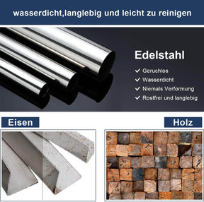 SONNI LED Spiegelschrank 2türig 70 x 65 x13cm Silbrig Badezimmerspiegel wandschrank Badschrank mit Beleuchtung mit Steckdose für Badezimmer - Sonni Sanitär GmbH