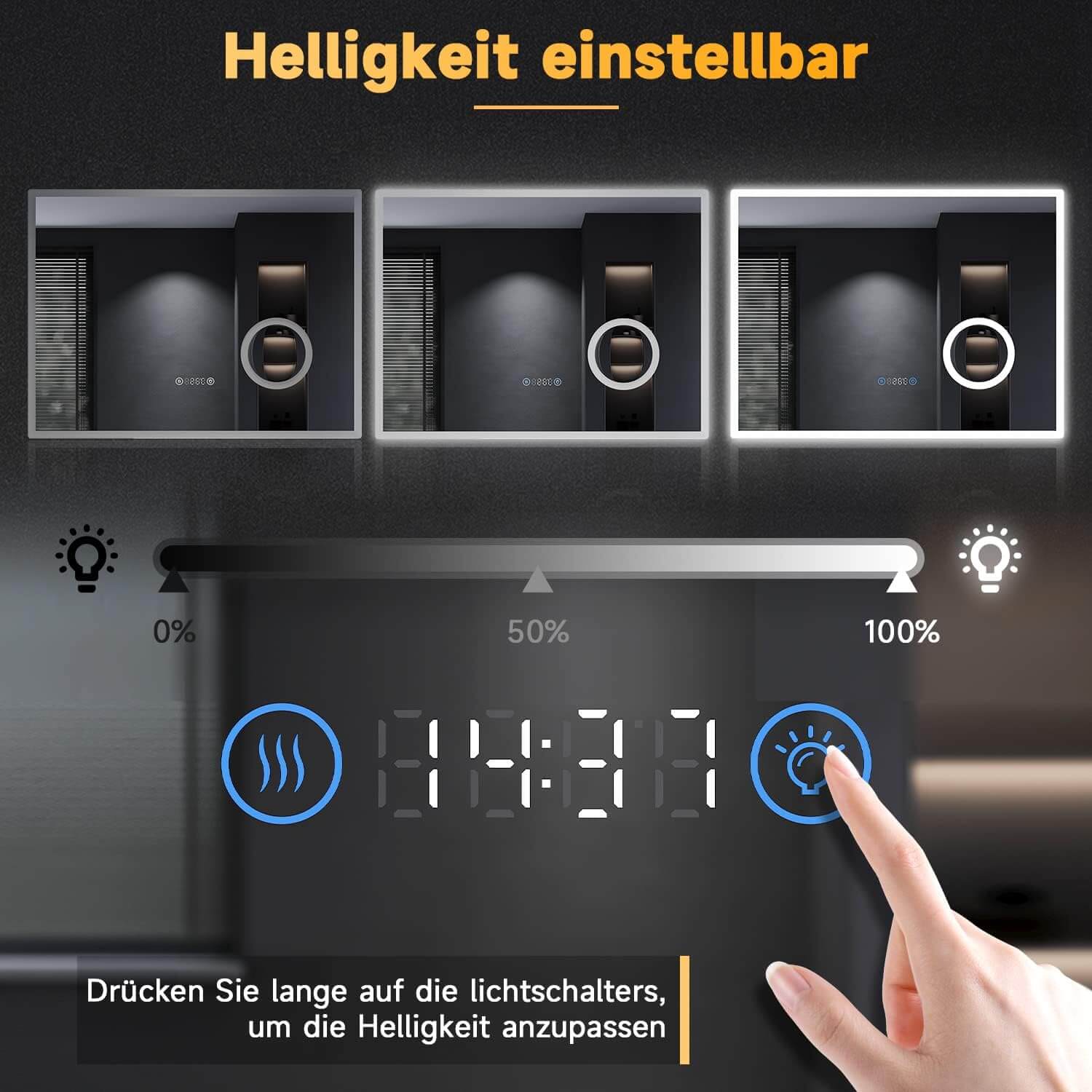 Spiegel Best Design Seldy Ovaal 100x50cm Met LED Verlichting Rondom En One Touch Bediening Shop 760bcb Spiegel Best Design Seldy Ovaal 100x50cm Met LED Verlichting Rondom En One Touch Bediening Shop 760bcb