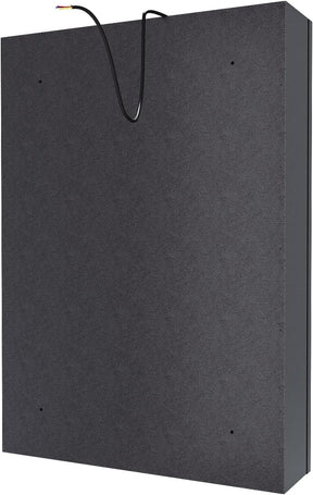 SONNI LED Spiegelschrank mit Kosmetik-Organizer 50x70 cm, Steckdose & 3-fache Vergrößerungsspiegel, 3 Lichtfarben, Dimmbar - Dunkelgrau - Sonni Sanitär GmbH