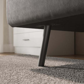 SONNI Schlafsofa 3-in-1, Klappbares Sofabett mit Verstellbarer Rückenlehne(100° 135° 180°), 2 Kissen, Schlaffunktion, Baby-Samt, Für Wohnzimmer, Gästezimmer & kleine Räume, Dunkelgrau, 180x89x78cm