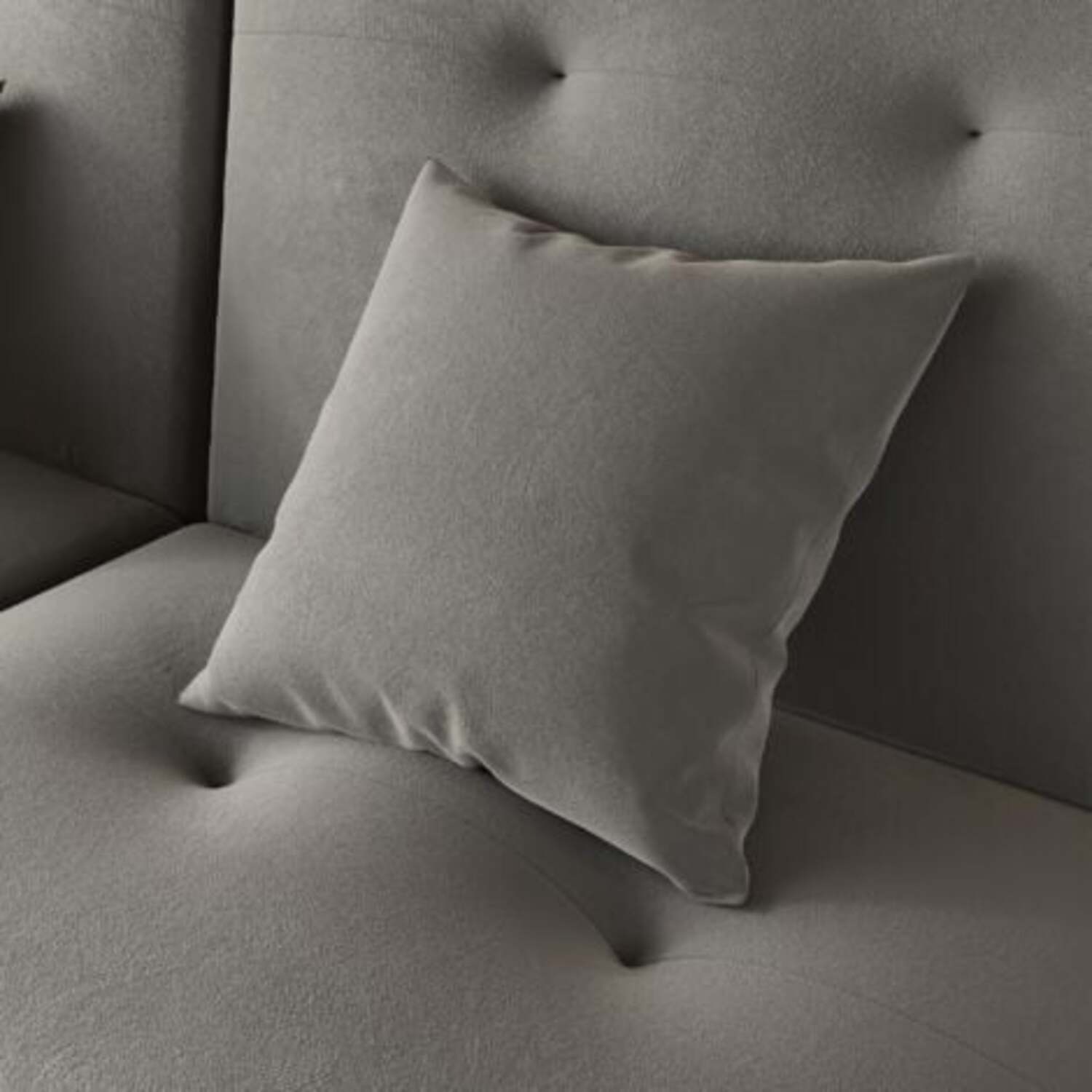 SONNI Schlafsofa 3-in-1, Klappbares Sofabett mit Verstellbarer Rückenlehne(100° 135° 180°), 2 Kissen, Schlaffunktion, Baby-Samt, Für Wohnzimmer, Gästezimmer & kleine Räume, Dunkelgrau, 180x89x78cm - Sonni Sanitär GmbH