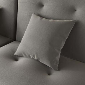 SONNI Schlafsofa 3-in-1, Klappbares Sofabett mit Verstellbarer Rückenlehne(100° 135° 180°), 2 Kissen, Schlaffunktion, Baby-Samt, Für Wohnzimmer, Gästezimmer & kleine Räume, Dunkelgrau, 180x89x78cm