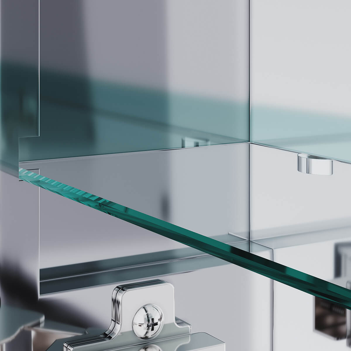 SONNI Spiegelschrank Bad mit Beleuchtung 70 x 60 cm IP44 Wasserciht Edelstahl LED doppeltürig Badezimmerschrank, mit Steckdose und Kippschalter für Badezimmer - Sonni Sanitär GmbH