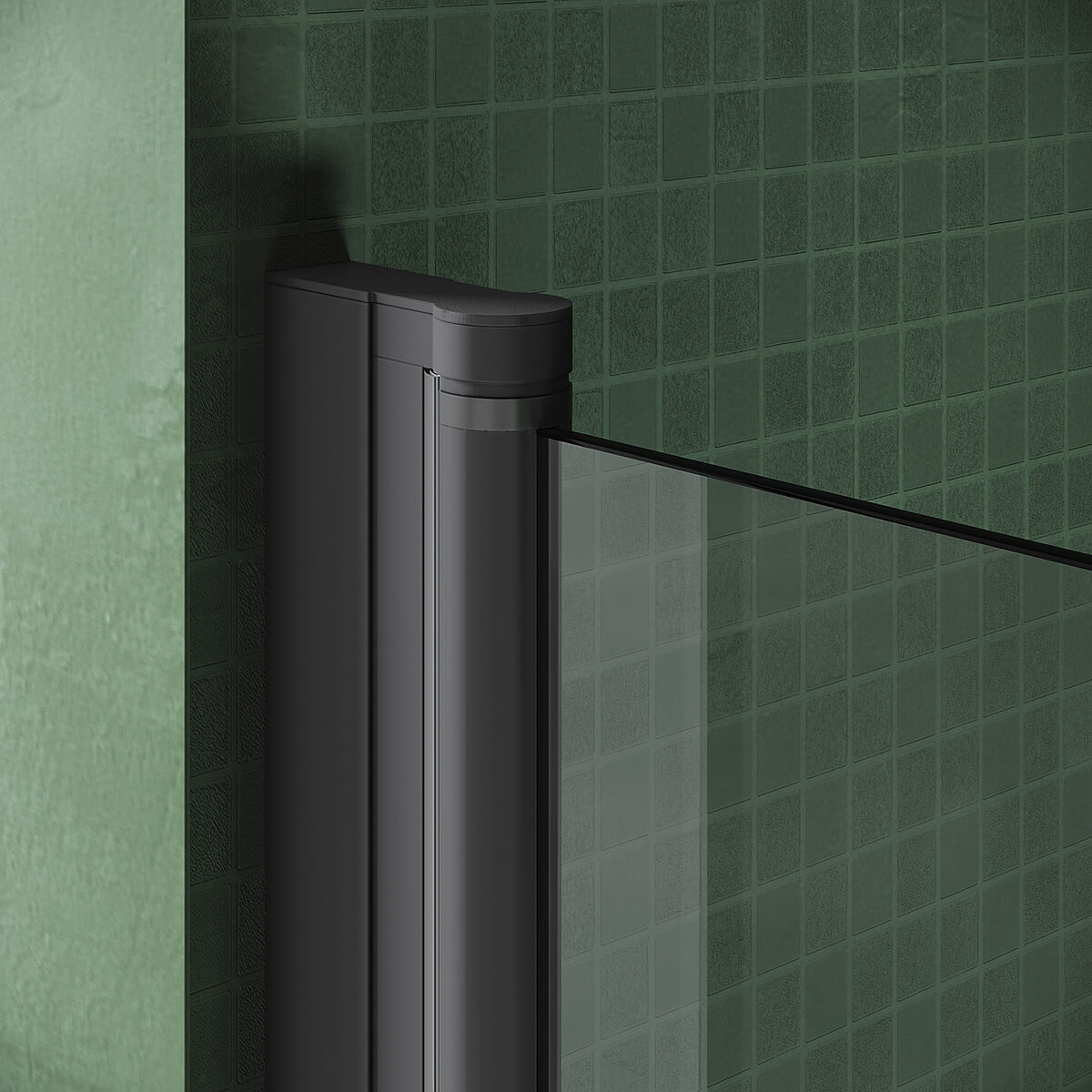 SONNI Duschwand für Badewanne Schwarz NANO-GLAS Badewannenaufsatz faltbar 80x140 cm(BxH) Duschabtrennung Badewanne - Sonni Sanitär GmbH