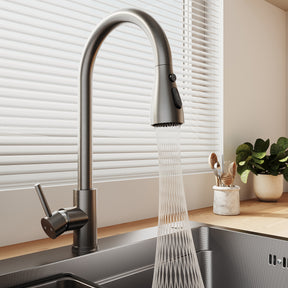 SONNI Waschbecken Küchenspüle 304 SUS Edelstahl, 70×48 cm, Einbauspüle mit 1 Becken,Wasserhahn,Unterbauspüle, mit Abtropfkorb und Dreieckigem Abfallsieb, 3-Loch Breitkante
