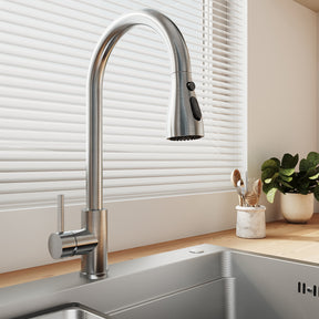 SONNI Waschbecken Küchenspüle 304 SUS Edelstahl, 70×48 cm, Einbauspüle mit 1 Becken,Wasserhahn,Unterbauspüle, mit Abtropfkorb und Dreieckigem Abfallsieb, 3-Loch Breitkante
