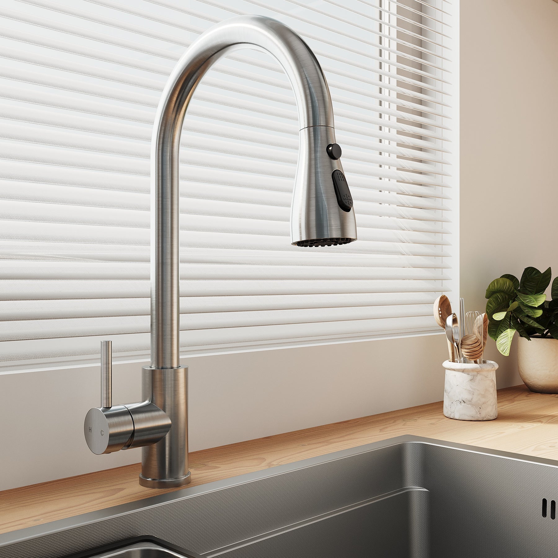 SONNI Waschbecken Küchenspüle 304 SUS Edelstahl, 70×43 cm, Einbauspüle mit 1 Becken,Wasserhahn,Unterbauspüle, mit Abtropfkorb und Dreieckigem Abfallsieb, Schmale Seite