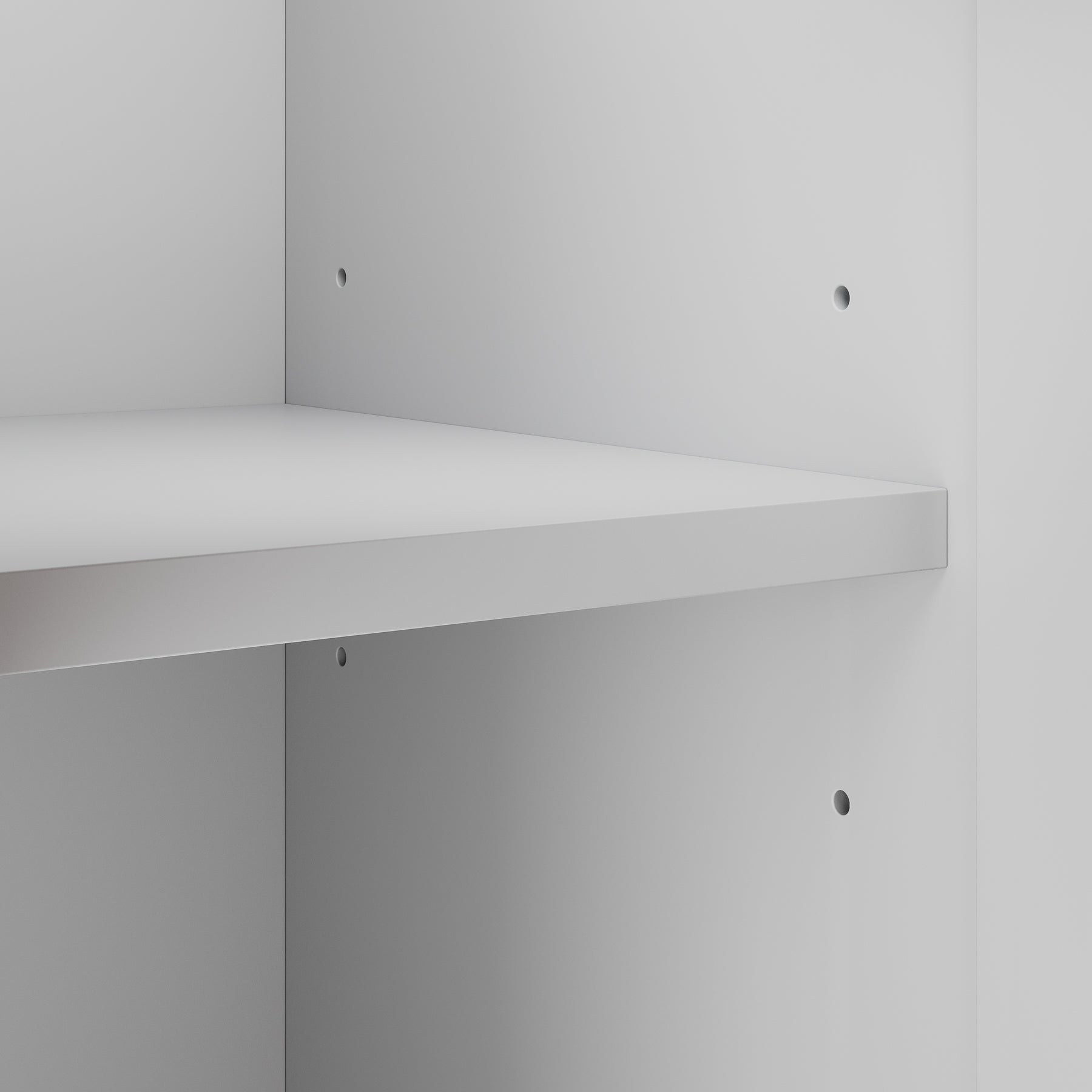 SONNI Wand-Badezimmerschrank mit LED-Sensor, Badschrank zur Wandmontage mit Tür und offenen Fächern 60 x 23 x 70 cm Weiß