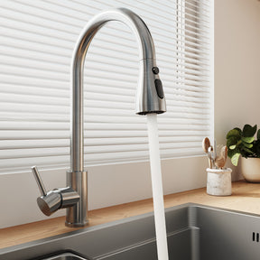 SONNI Waschbecken Küchenspüle 304 SUS Edelstahl, 70×43 cm, Einbauspüle mit 1 Becken,Wasserhahn,Unterbauspüle, mit Abtropfkorb und Dreieckigem Abfallsieb, Schmale Seite