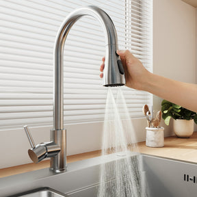 SONNI Waschbecken Küchenspüle 304 SUS Edelstahl, 70×48 cm, Einbauspüle mit 1 Becken,Wasserhahn,Unterbauspüle, mit Abtropfkorb und Dreieckigem Abfallsieb, 3-Loch Breitkante