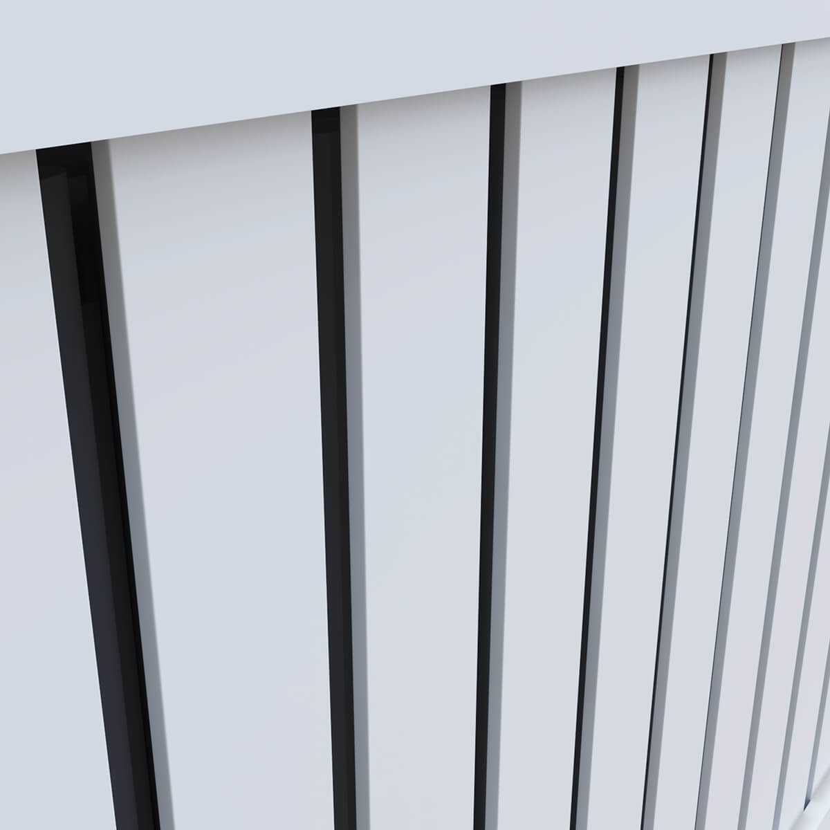SONNI Heizkörperverkleidung Weiß Abdeckung Heizungsverkleidung Heizkörper MDF 112cm*19cm*81cm - Sonni Sanitär GmbH