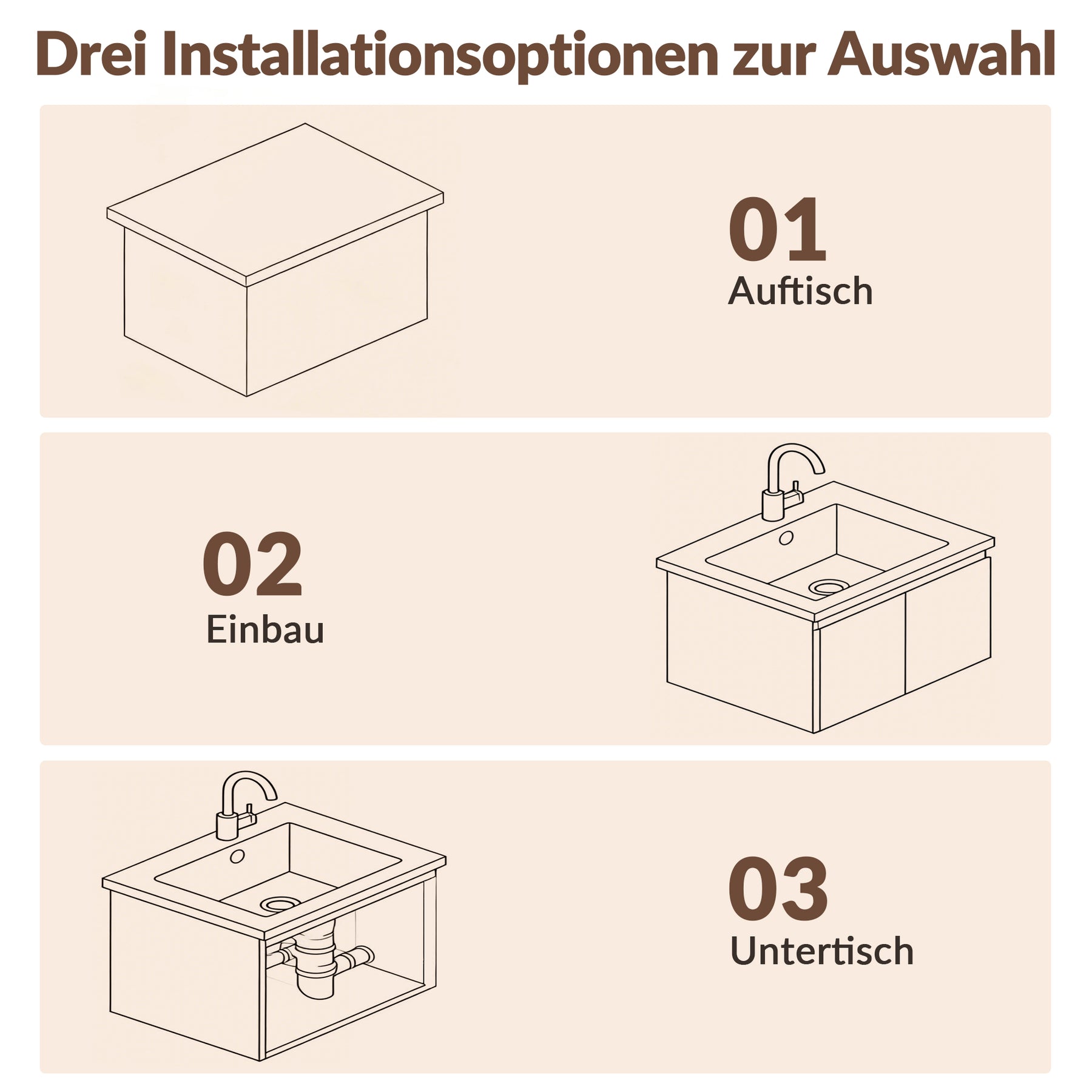 SONNI Waschbecken Küchenspüle 304 SUS Edelstahl, 70×43 cm, Einbauspüle mit 1 Becken, Unterbauspüle, mit Abtropfkorb und Dreieckigem Abfallsieb, Schmale Seite - Sonni Sanitär GmbH