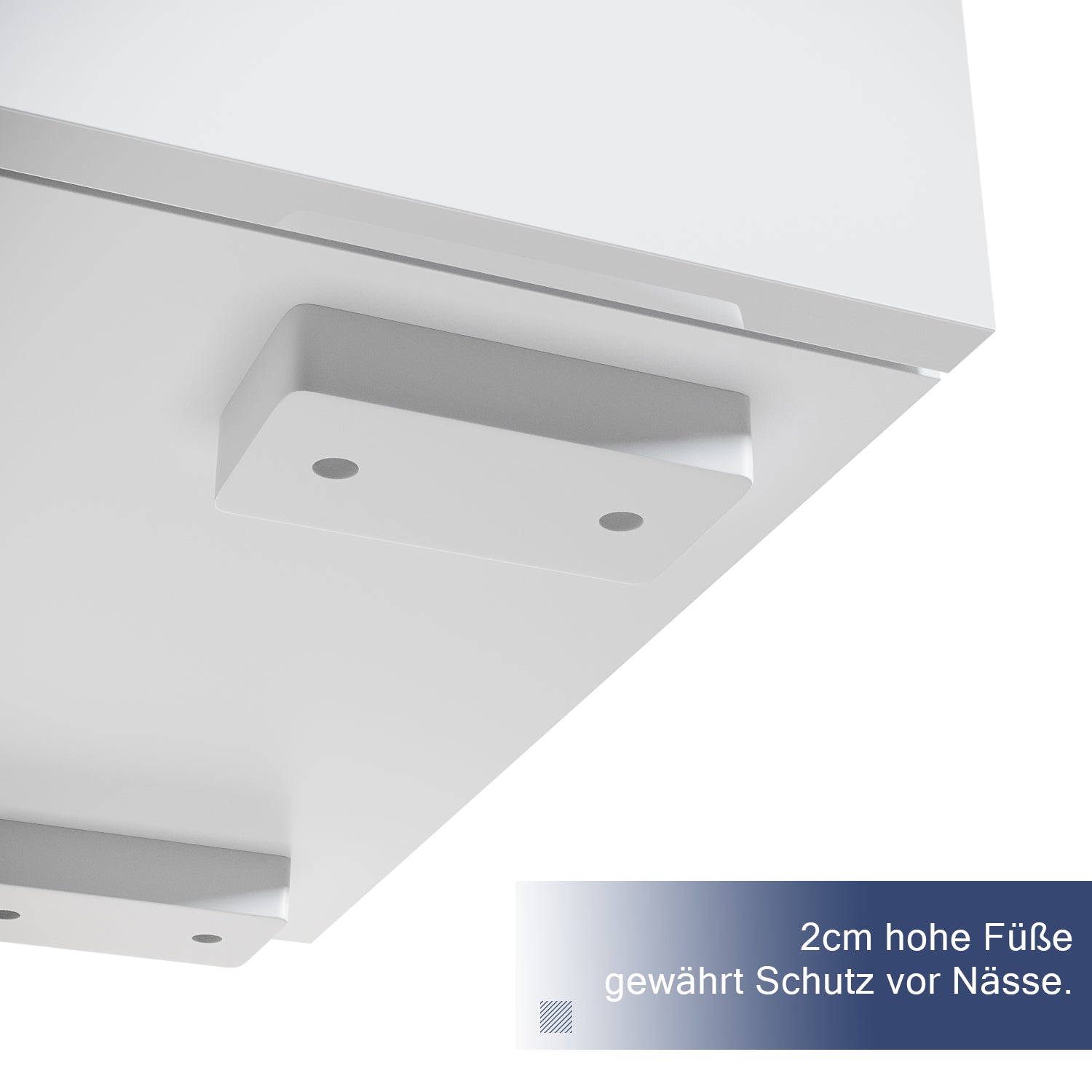 SONNI Lowboard TV Schrank weiß TV Board hängend 140x40x30cm Fernsehtisch