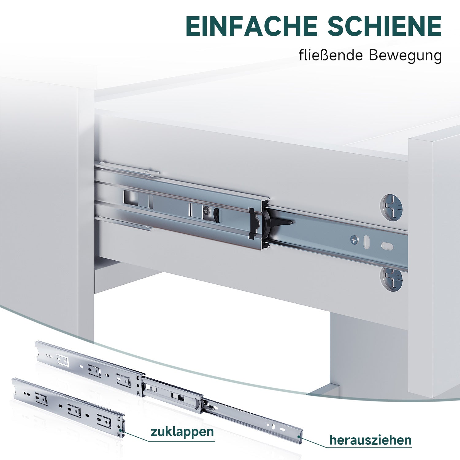 SONNI Schminktisch mit Hocker Spiegel, Kosmetiktisch mit Schubladen für Schlafzimmer, Frisiertisch Schreibtisch aus MFC und Massivholz, Kinderleichte Montage, Weiß