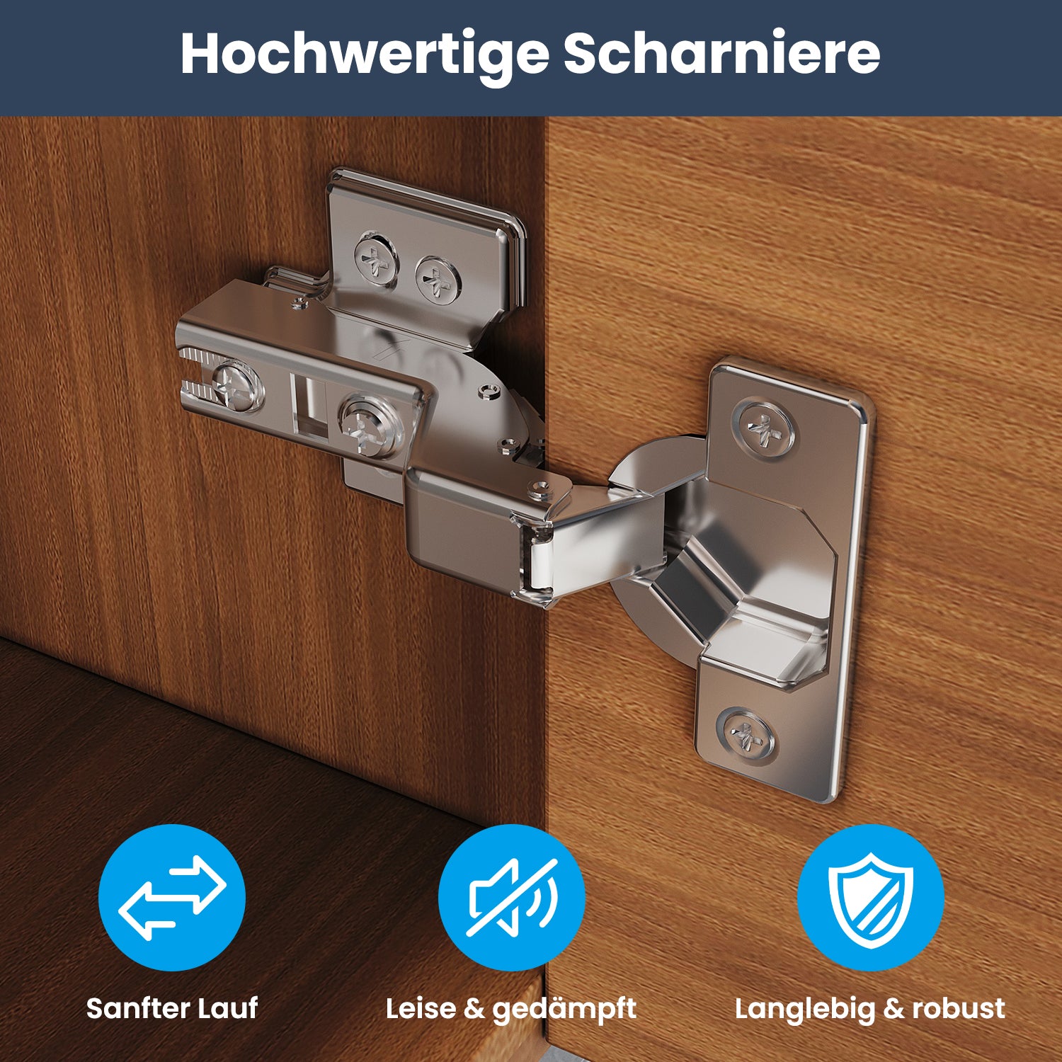 SONNI Waschtisch Badmöbel Set mit Quarz Kunststein Waschbecken, LED Sensorbeleuchtung Push Open Türen 79 x 49,5 x 45 cm