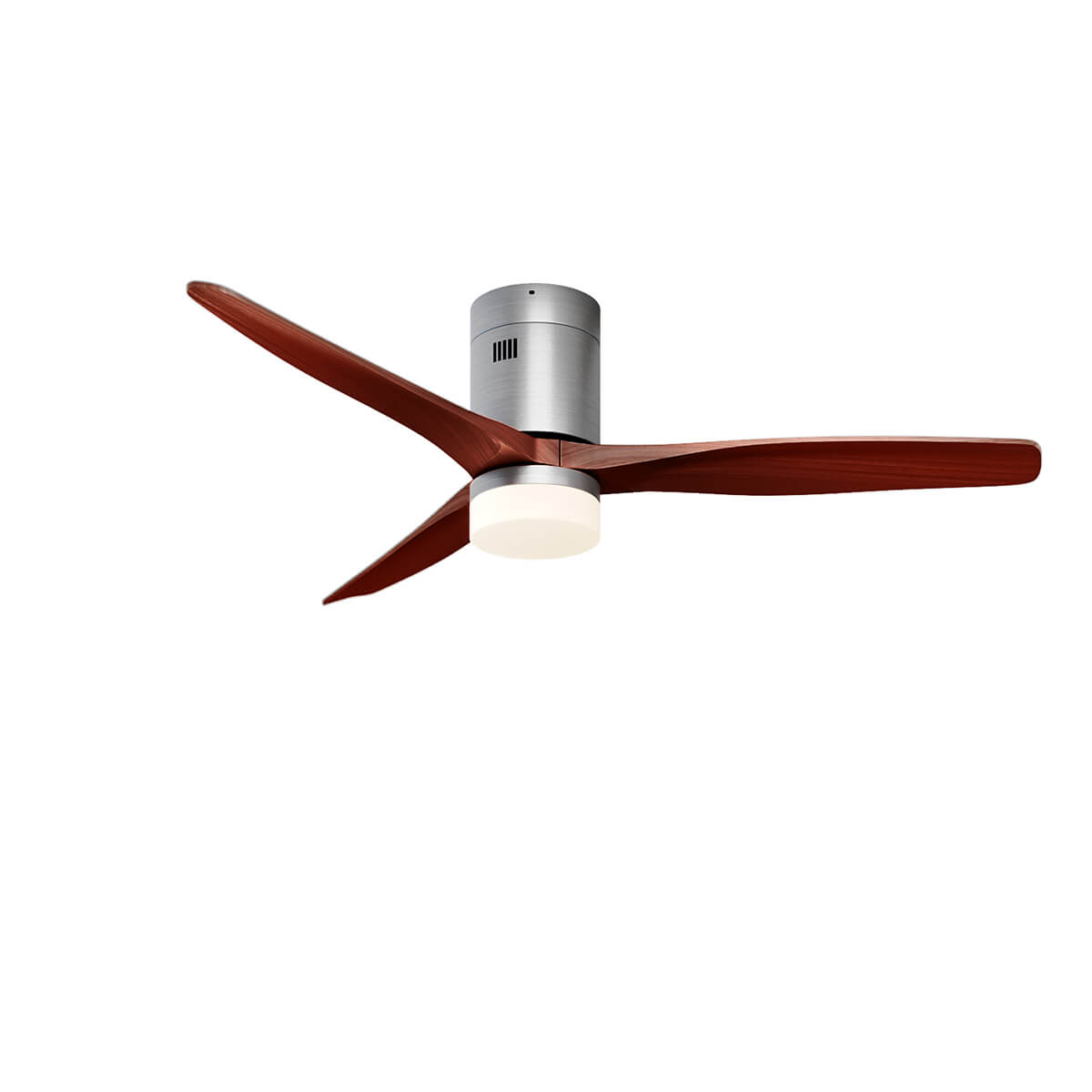 SONNI Deckenventilator mit Beleuchtung und Fernbedienung, 132 cm/, 5 Geschwindigkeiten, 3-Farben-Licht, DC-Motor/35W, Leise, Sommer-Winterbetrieb