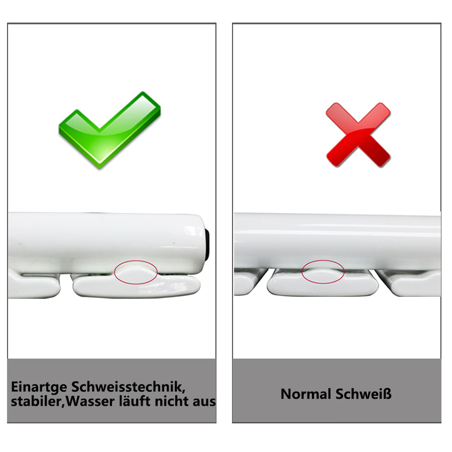 Röhrenheizkörper Mittelanschluss Wandheizkörper 600*1003mm Anthrazit