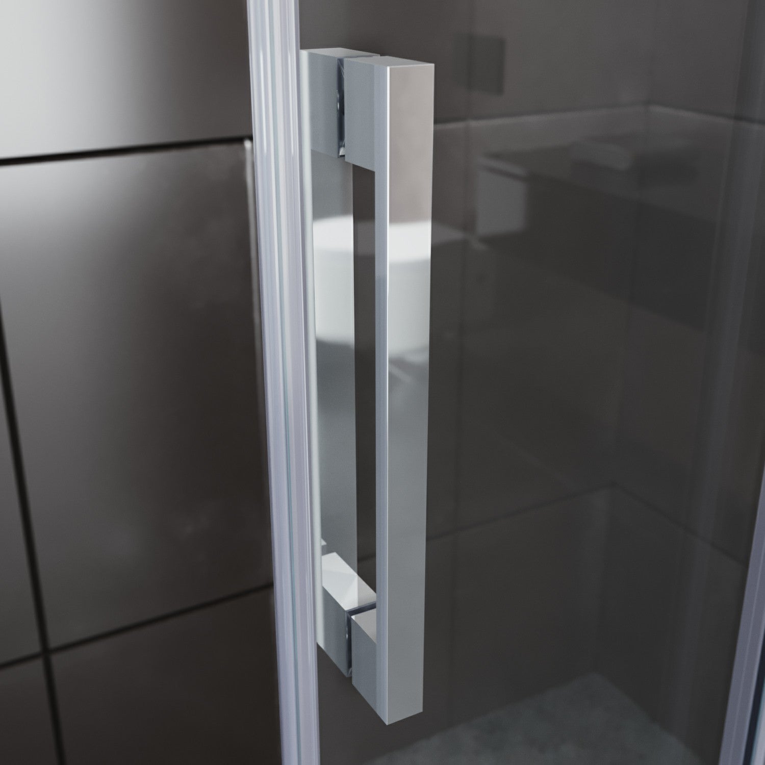 SONNI Duschkabine Eckeinstieg Schiebetür mit Seitenwand rahmenlos 8mm beidseitig Nano ESG-Glas Höhe 195cm - Sonni Sanitär GmbH