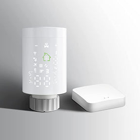 SONNI Smart Heizkörperthermostat Zigbee 3.0 Wireless Gateway Thermostat Heizkörper Heizung Digital Set APP WiFi Smart Home smartsystem M30*1,5mm